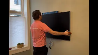 2022 55" Samsung The Frame unboxing and wall mounting