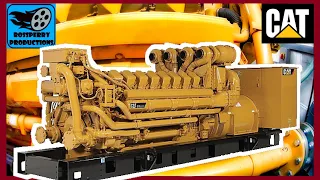 CAT C175 Masterpiece: 4000HP V16 Diesel Generator Walk Through & Warm Start