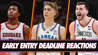 2024 NBA Draft Early Entry Deadline Reactions