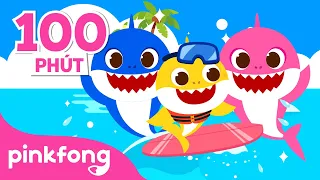 Những bài hát hay nhất về mùa hè cùng Cá Mập Con | Tuyển tập | Baby Shark Pinkfong! - Nhạc thiếu nhi