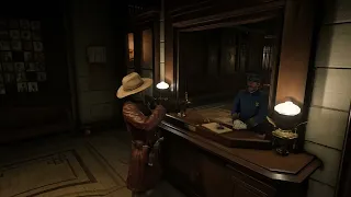 Micah literally 5 seconds after getting back from Guarma - Red Dead Redemption 2