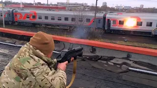 Спецназ ФСБ России штурмует поезд/Special forces of the FSB of Russia storm the train