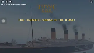 Roblox Titanic S.O.S Sinking Real Time