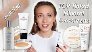 BEST TINTED MINERAL SUNSCREENS - HOW TO CHOOSE? 🚨 BEST FOR Sensitive Skin & Rosacea SPF 50