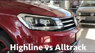 Volkswagen Caddy Alltrack vs Highline 2018 - comparison & review in 4K