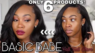 BASIC BABE | Full Glam FALL Tutorial using ONLY 6 Products! | Maya Galore