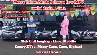 Mobil Mewah Ex Blue Bird Harganya Miring dan Lagi Ada Promo. Mercy, Camry, Alphard ex Silver Bird