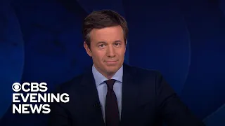 Jeff Glor thanks "CBS Evening News" team in sign off