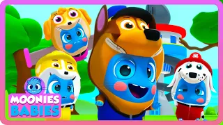 🐶 PAW Patrol Opening Theme 🐾 To the rescue! ⭐️ Cute cover by Baby Moonies Official ⭐️