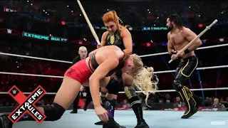 Wwe extreme rules full match seth rollins and becky lynch vs baron corbin