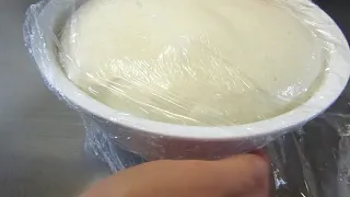 Холодная расстойка.Медленная ферментация дрожжевого теста.Полезный белый хлеб для тех кто на диете.