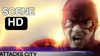The Flash Attacks Central City  "Armageddon, Part 2" SCENE (HD)