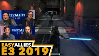 Star Wars Jedi: Fallen Order at EA Play - Easy Allies Reactions - E3 2019
