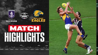 Match Highlights: Fremantle v West Coast | AAMI Community Series | 2022 | AFL