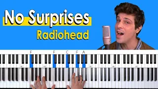 No Surprises (Radiohead) PIANO CHORDS TUTORIAL