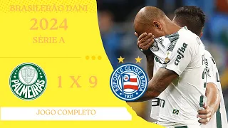 PALMEIRAS 1 X 9 BAHIA  I JOGO COMPLETO I 1º RODADA I SÉRIE A BRASILEIRÃO DANI 2024 I daniblox