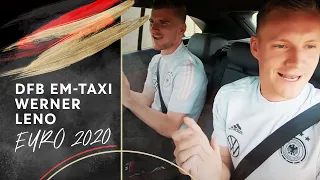 "I think we come across dumb 😃" | EURO Taxi with Timo Werner & Bernd Leno