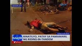 Saksi: Binatilyo, patay sa pamamaril ng riding-in-tandem