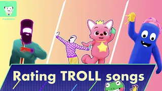 Rating TROLL songs in JUST DANCE - Part 1