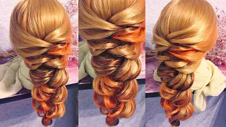 Коса на резинках - Псевдокоса | Авторские причёски | Лена Роговая | Hairstyles by REM | Copyright ©