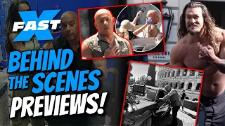 Fast X Behind the Scenes | Exclusive action from Vin Diesel, Jason Momoa, Tyrese Gibson