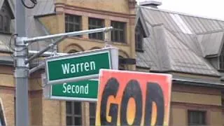 Westboro Baptist Church pickets in Metro Detroit