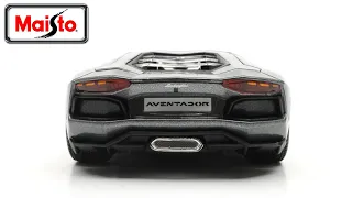 Full Build Video - Lamborghini Aventador Coupe 1:24 Maisto