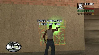 How to spray Gang Tag #10 at the beginning of the game - GTA San Andreas