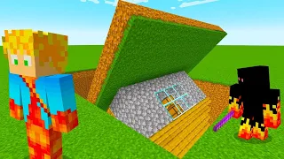 TROLEE a MI AMIGO cambiando su casa en BATALLA DE CONSTRUCCIÓN en Minecraft