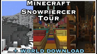 Minecraft Snowpiercer Tour | Minecraft Bedrock Map (Bedrock,Mcpe,PE)