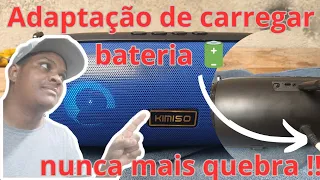 Quebrou conector de carregar sua caixinha de som, veja essa adaptação nunca mais vai ter problema!!!