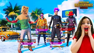 ПЕРВЫЙ БОМЖ С МИФИЧЕСКИМ ЛОББИ В ПУБГ МОБАЙЛ 😂 ПРИТВОРИЛСЯ БОМЖОМ PUBG MOBILE