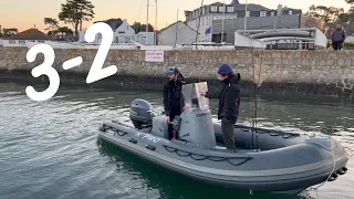 Pêche du bar sur chasse et Grosses Dorades Grises (3-2) !! Golfe du Morbihan