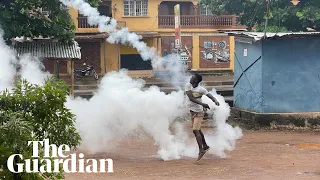 Police fire at demonstrators protesting cost of living spikes in Sierra Leone