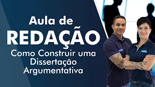 Aula de Redação - Como Construir uma Dissertação Argumentativa - Aula 1/2 - AlfaCon