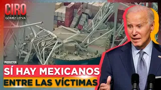 Se derrumba puente en Baltimore, EU; hay un mexicano desaparecido | Ciro Gómez Leyva