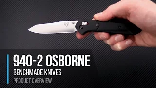 Benchmade 940-2 G10 Osborne Design AXIS Lock Folding Knife Overview