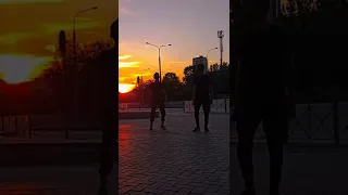 Юность ШАФФЛ ТАНЕЦ НА ФОНЕ ЗАКАТА 😍🔥 | SHUFFLE DANCE