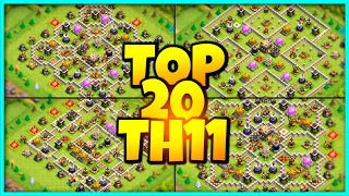 New BEST! TH11 base links Wars/Farm Base With Link (Top20) Clash of Clans - INSANE th 11 war base