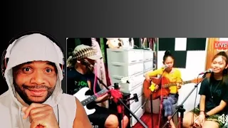 FRANZ Rhythm Live Streaming song by: Rod Stewart Female Version  Acoustic Trio (Reaction)