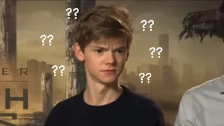 Thomas Sangster having no idea what’s going on for 2 minutes straight