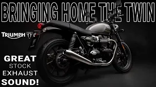 Bringing Home the Twin! Got A New Bike | Triumph Speed Twin 900