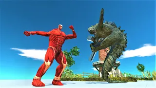 Colossal titan vs kaiju animal revolt battle simulator