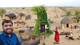 देखो क्या बनाया गांव में ? ♥️ India Traditional Village Culture || Tree Hut
