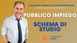 Diritto Amministrativo - Rapporto pubblico impiego: schema di studio