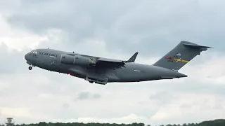 Boeing C-17A Globemaster III United States Air Force USAF flying Display Volkel 2019 AirShow