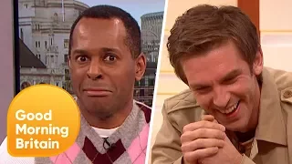 Dan Stevens Gets Caught Up in a Very Awkward Moment! | Good Morning Britain