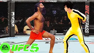 🐲 UFC5 Bruce Lee vs Indian Monk UFC 5 - Super Fight 🐲