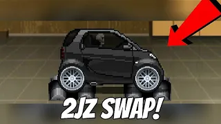 【Pixel Car Racer】2JZ Swap Smart Car?!