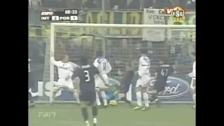 Inter 3:1 Porto (4:2). 1/8 UCL 2004/05